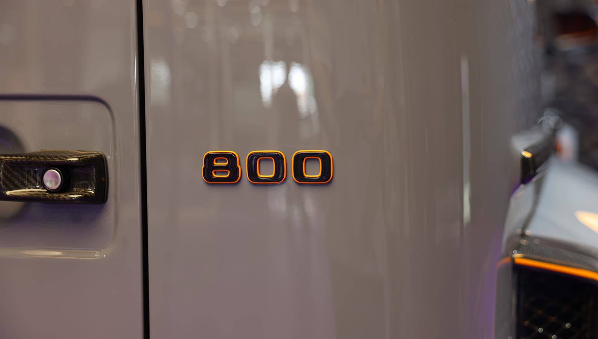2023 Brabus Mercedes-AMG G 63 800 Grey & Orange 12