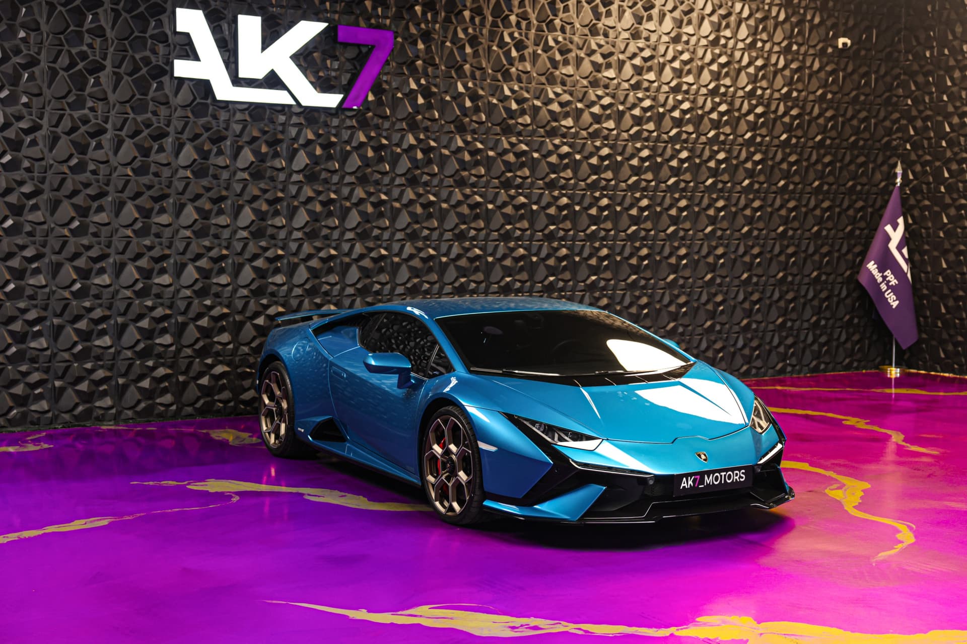 2023 Lamborghini Huracán Tecnica blue with black interior