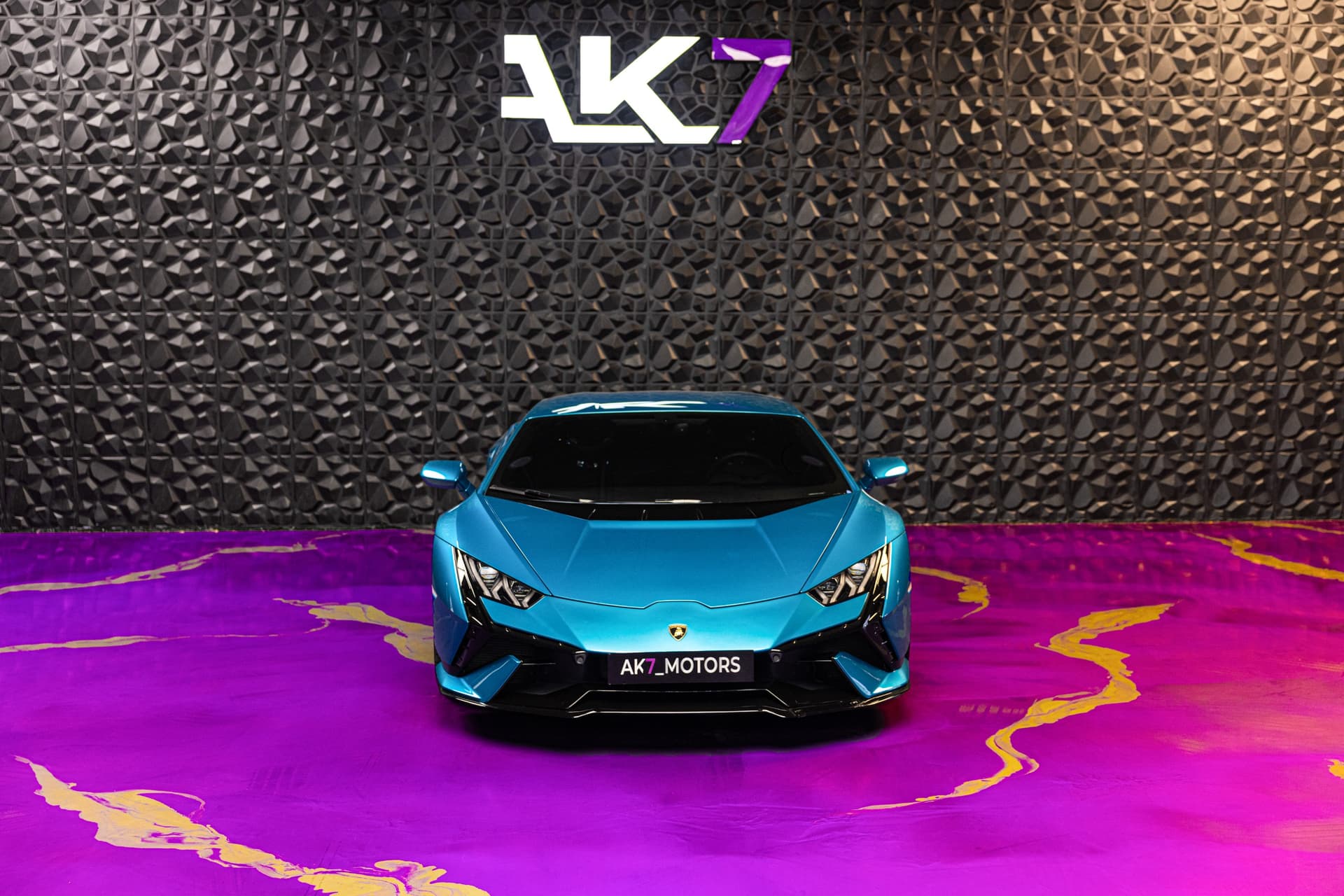 2023 Lamborghini Huracán Tecnica blue with black interior 2