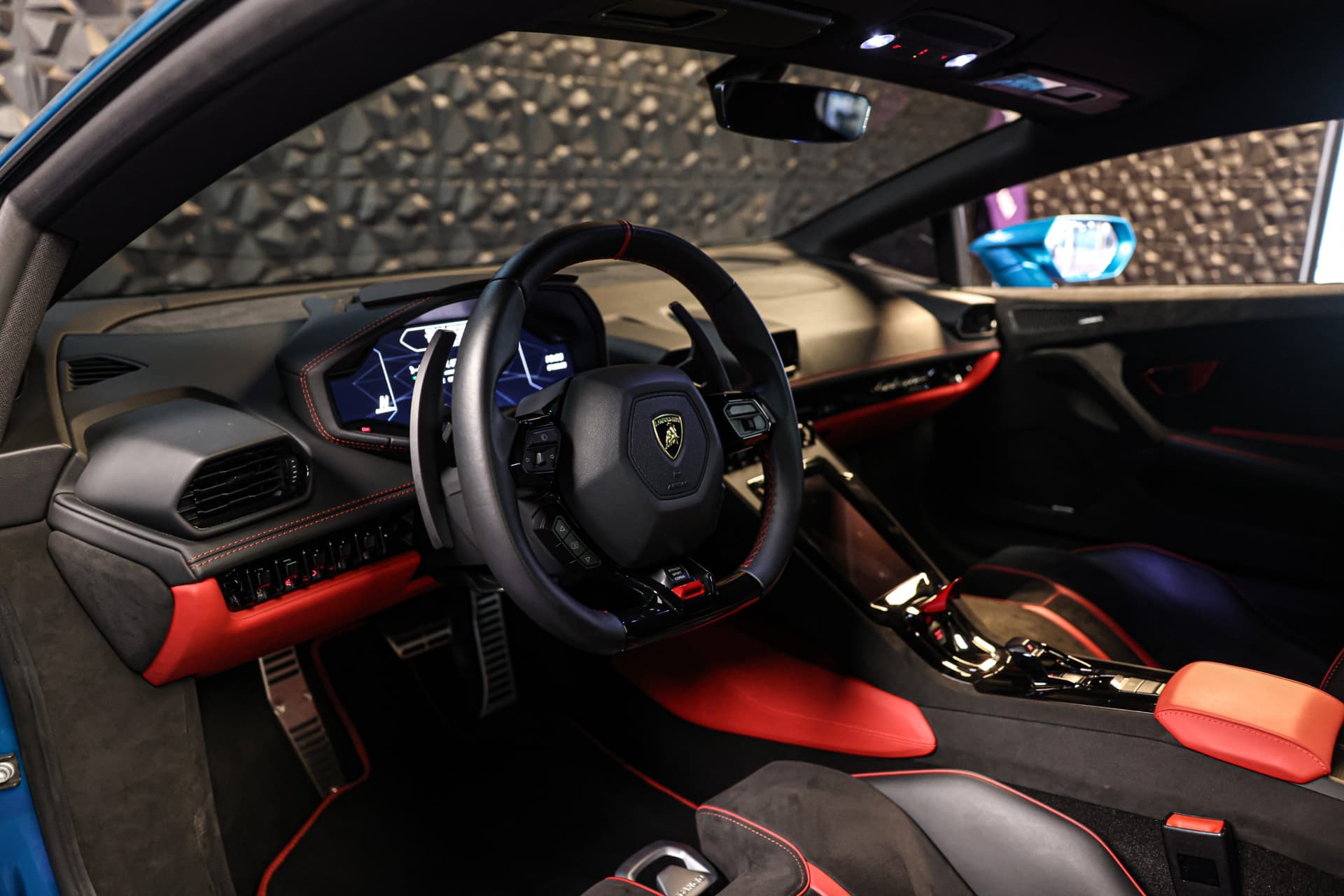 2023 Lamborghini Huracán Tecnica blue with black interior 11