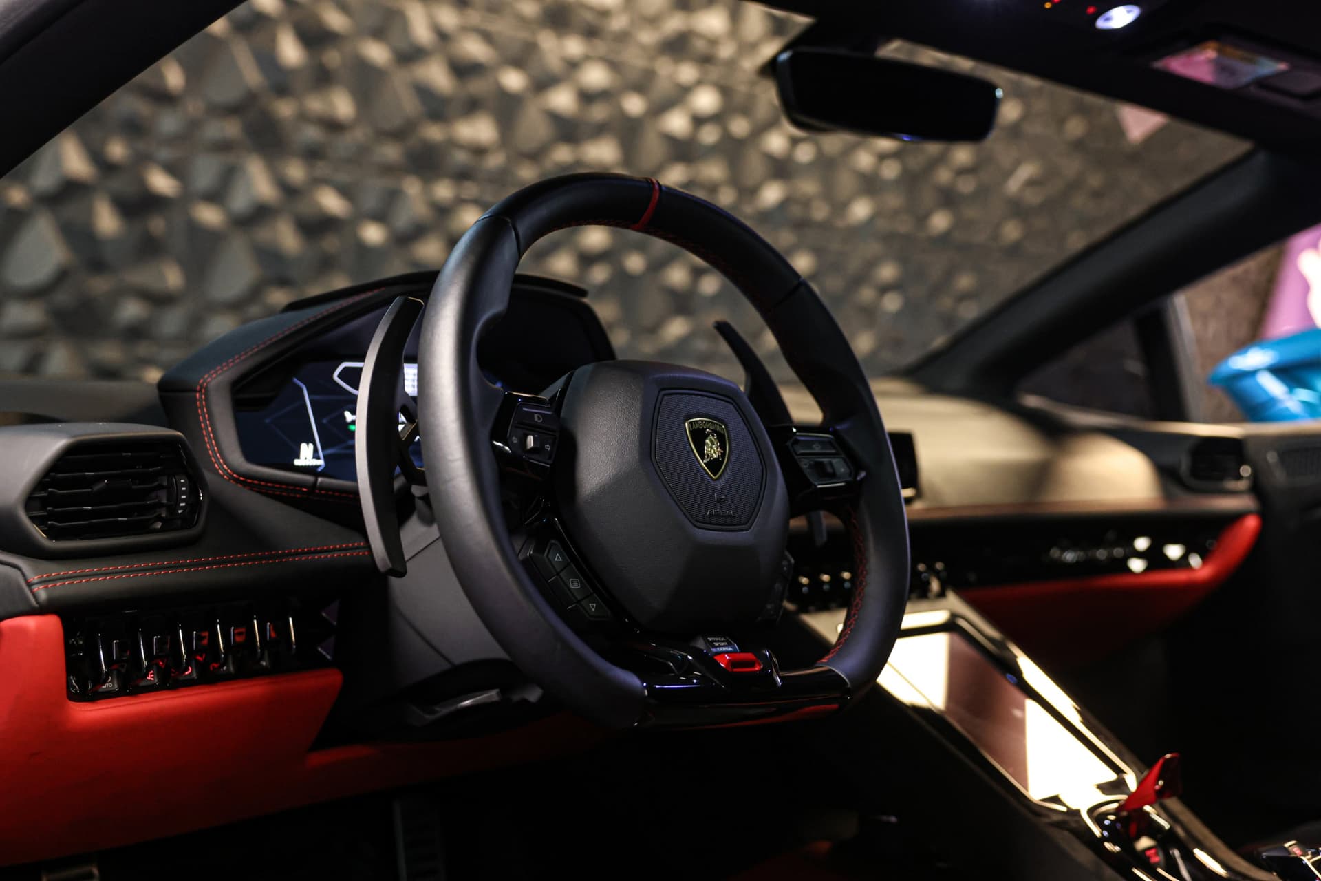 2023 Lamborghini Huracán Tecnica blue with black interior 14