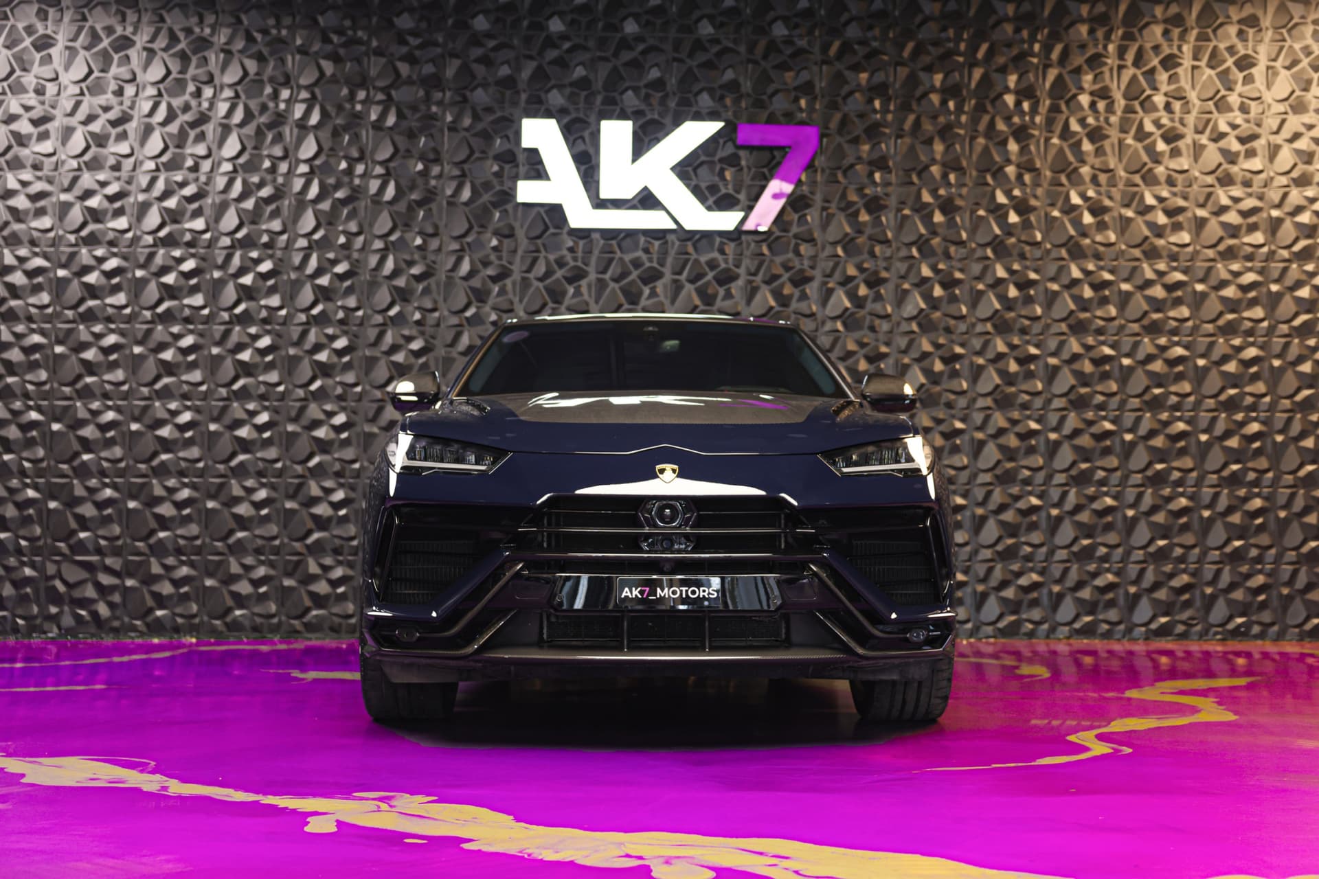 2023 Lamborghini Urus S dark blue with light blue interior 2