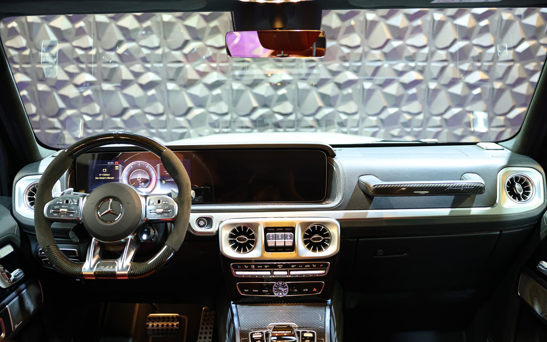 2024 Mercedes-AMG G 63 Grey with Red Interior 18