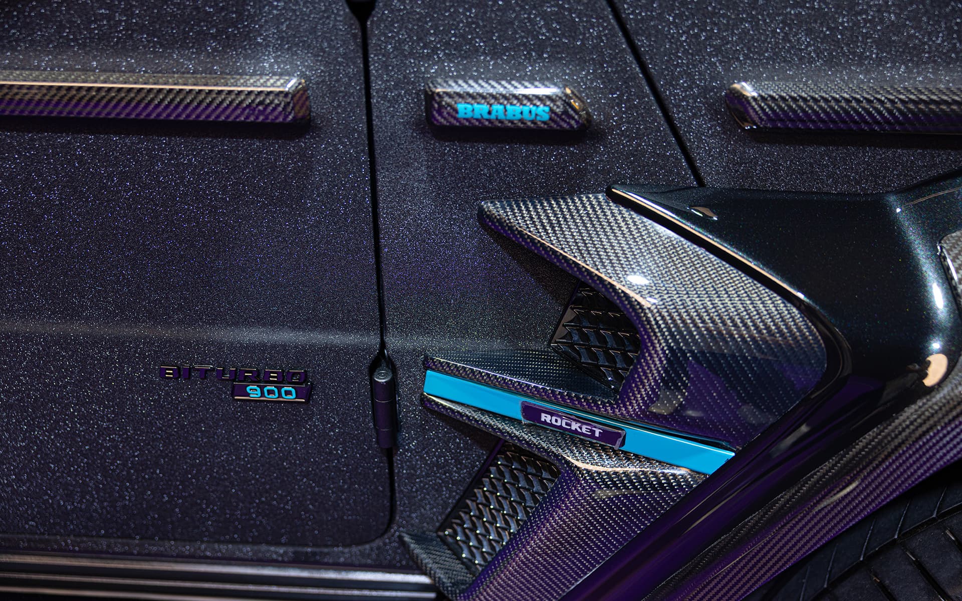 2022 Brabus 900 Rocket Edition Black & Tiffany 11