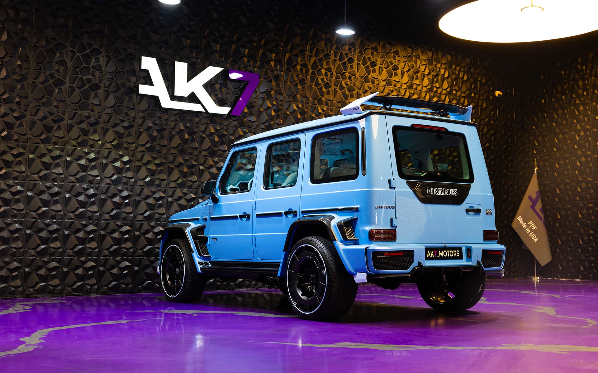 2022 Brabus 900 Rocket Edition Baby Blue 5