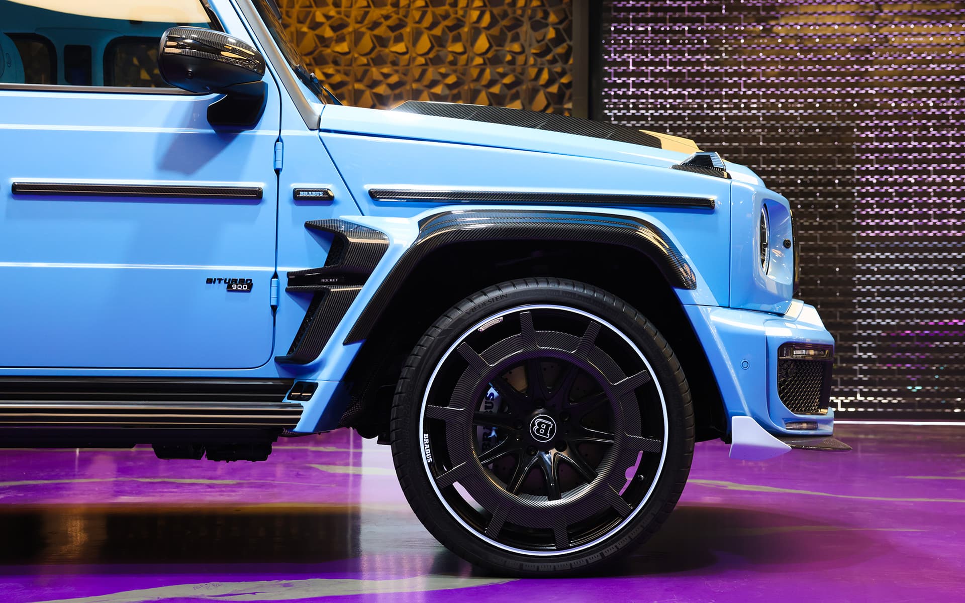 2022 Brabus 900 Rocket Edition Baby Blue 10