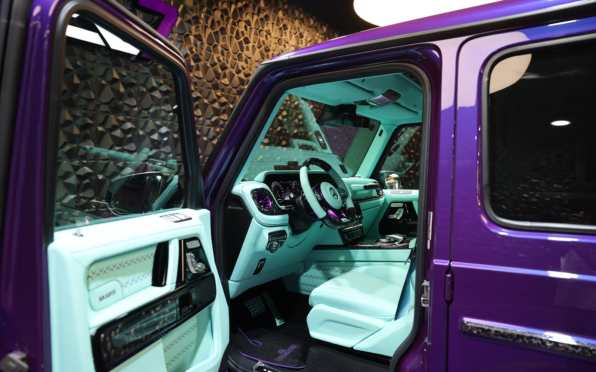 2021 Brabus 900 Rocket Edition Purple & Cyan 12