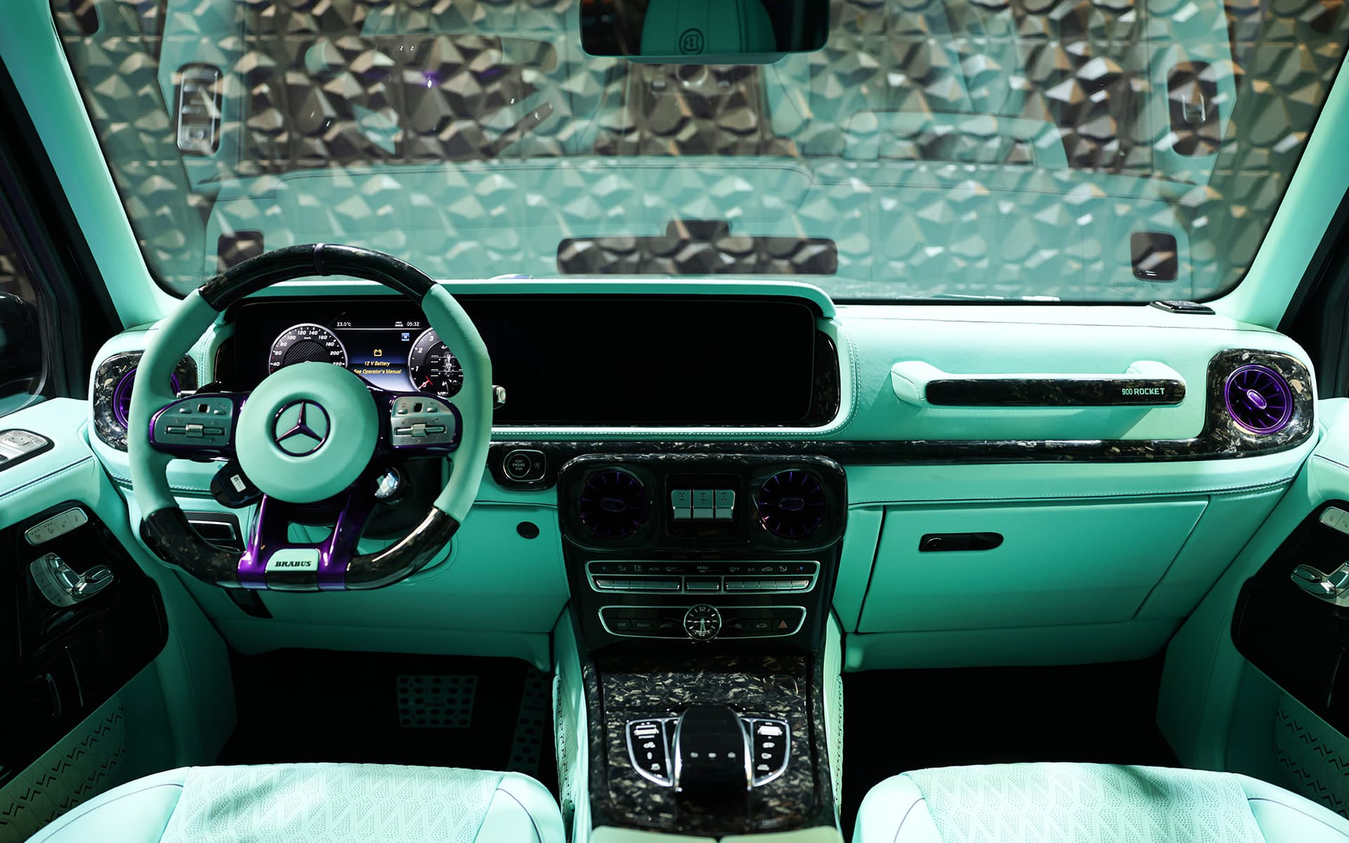 2021 Brabus 900 Rocket Edition Purple & Cyan 14