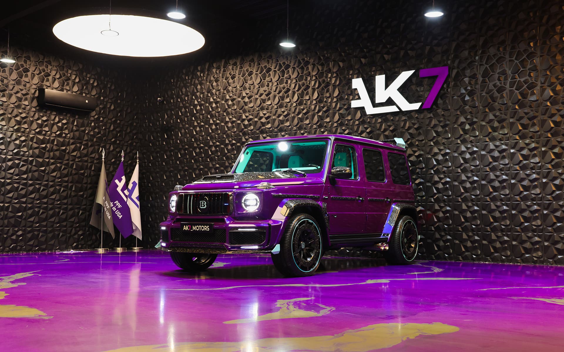 2021 Brabus 900 Rocket Edition Purple & Cyan 3