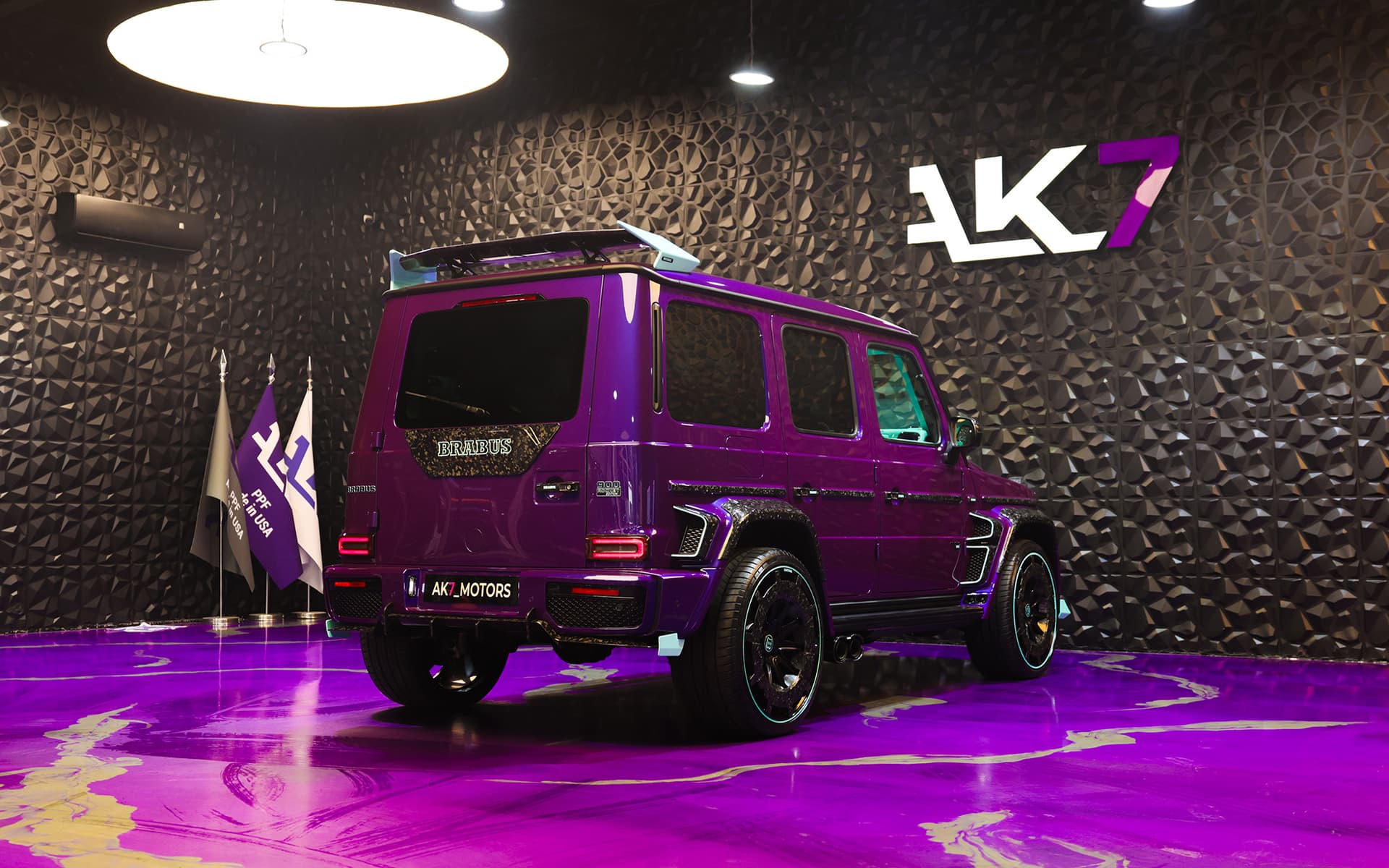 2021 Brabus 900 Rocket Edition Purple & Cyan 6