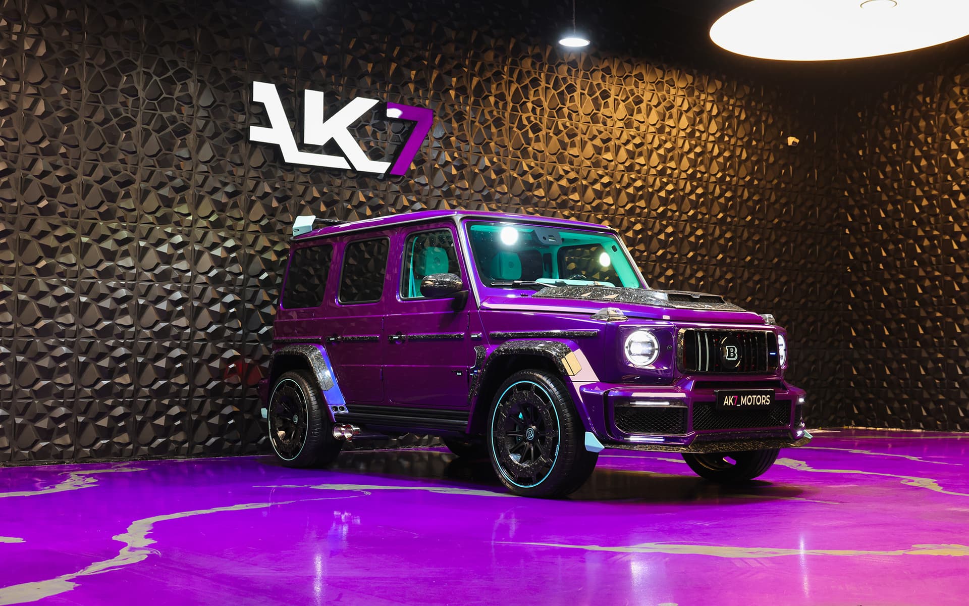 2021 Brabus 900 Rocket Edition Purple & Cyan