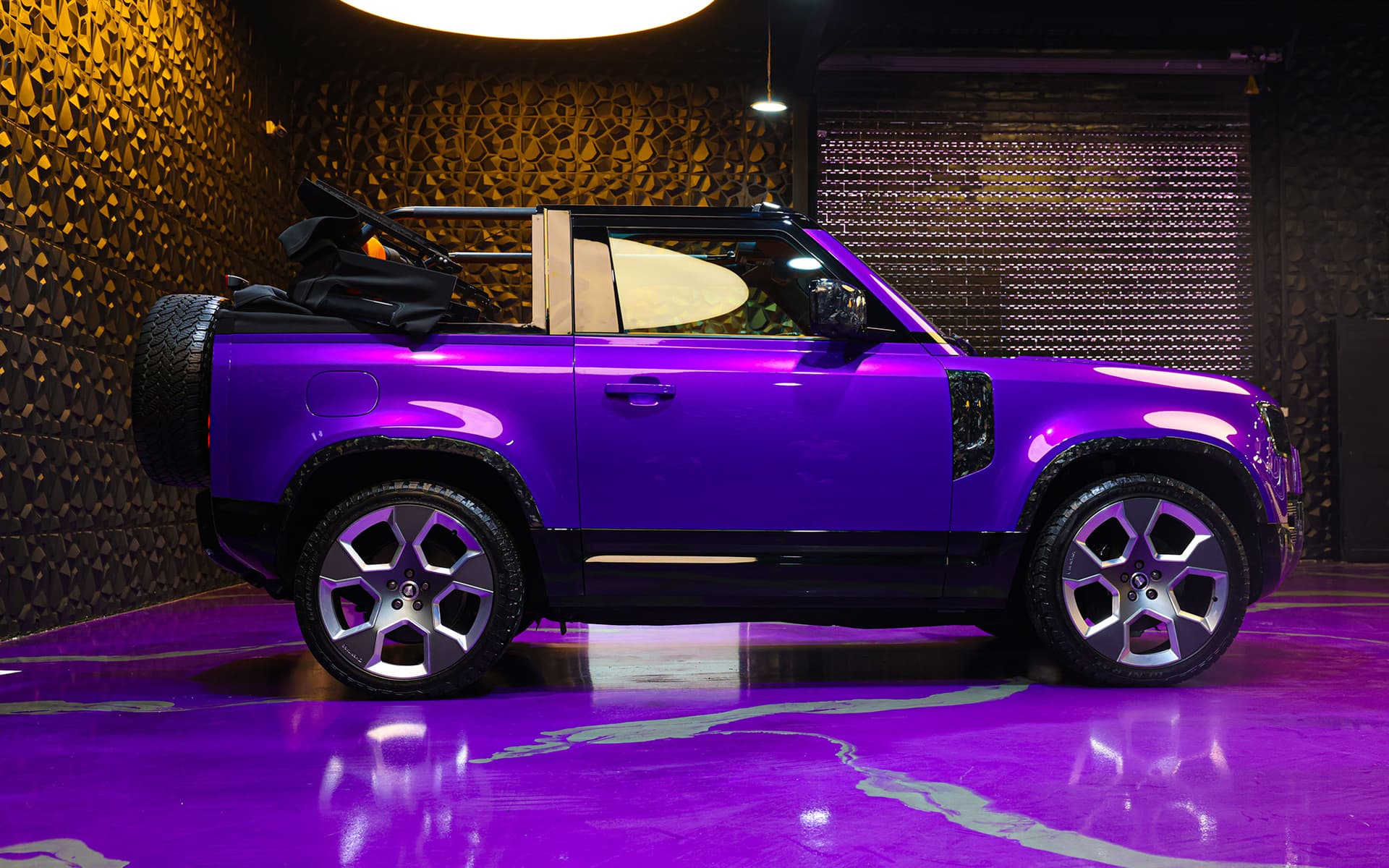 2022 Land Rover Defender 110 Convertible Purple 7