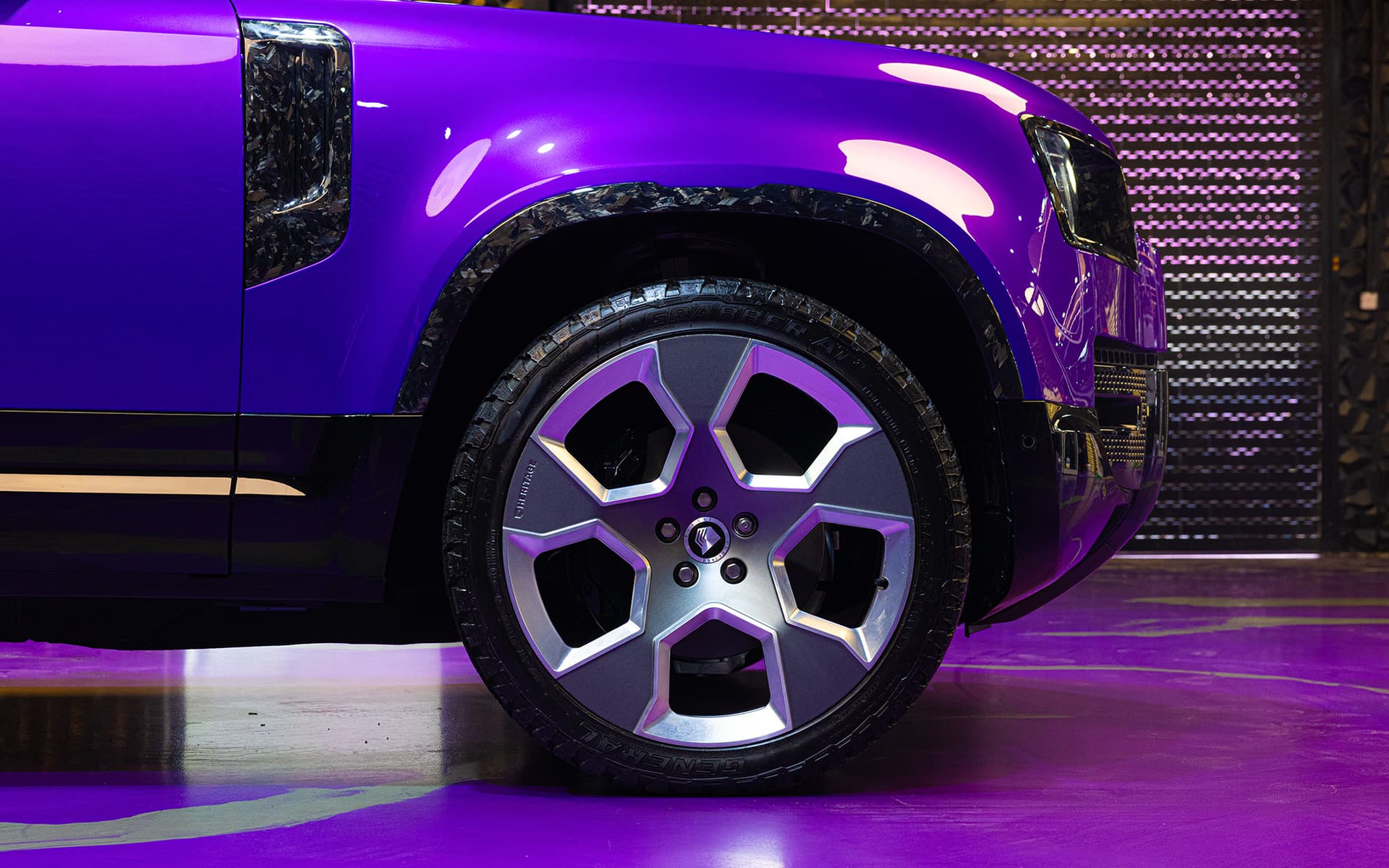 2022 Land Rover Defender 110 Convertible Purple 8