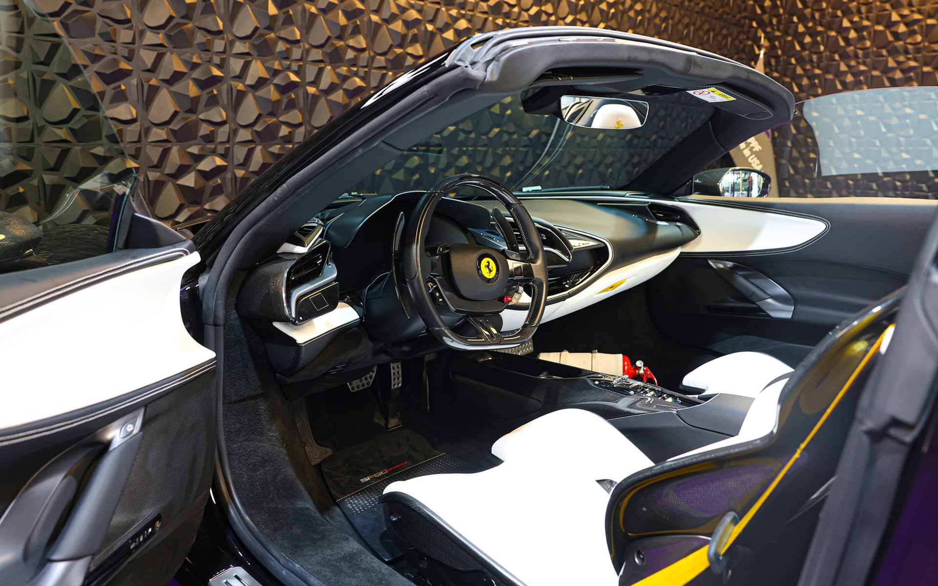 2022 Ferrari SF90 Coupe Hybrid 986 HP Purple & White 18