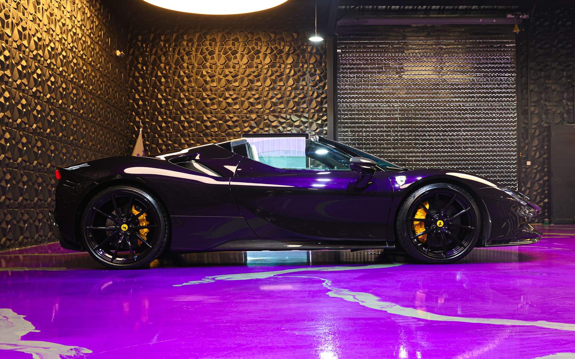 2022 Ferrari SF90 Coupe Hybrid 986 HP Purple & White 4