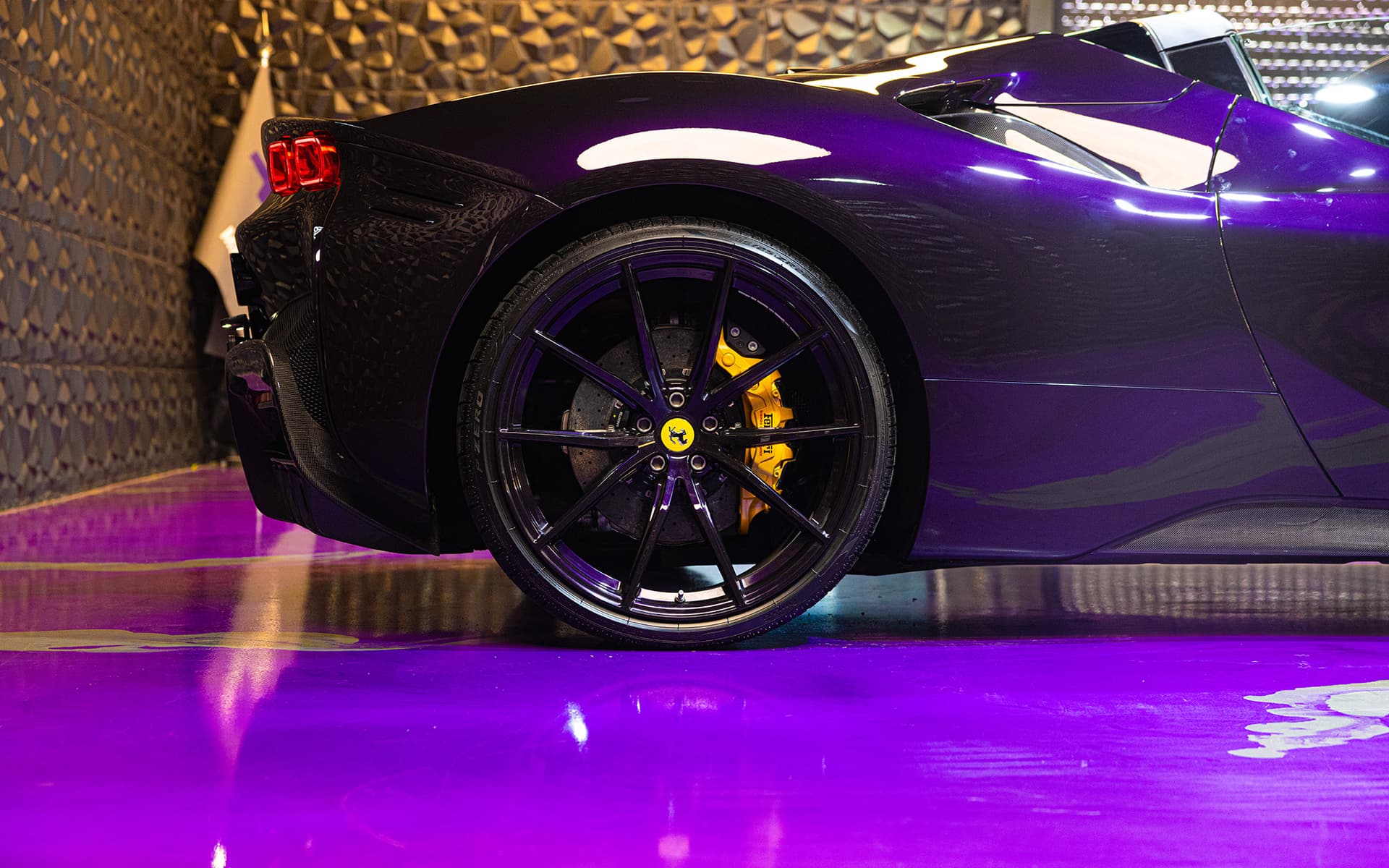 2022 Ferrari SF90 Coupe Hybrid 986 HP Purple & White 8