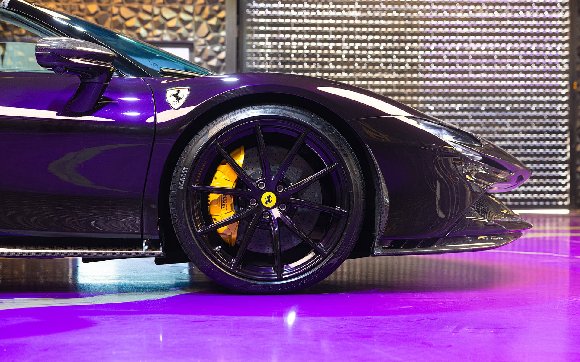 2022 Ferrari SF90 Coupe Hybrid 986 HP Purple & White 9
